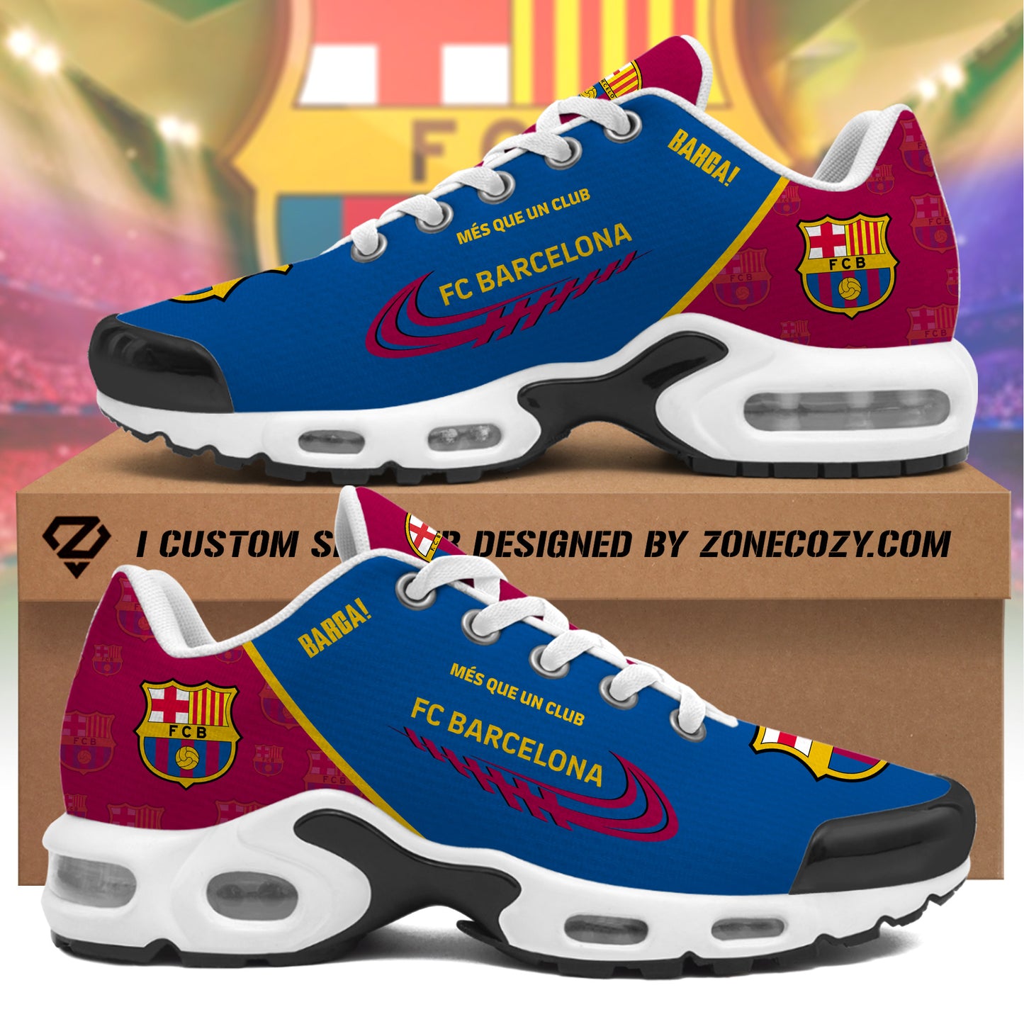 Personalized Barcelona Air Cushion Sneaker V12