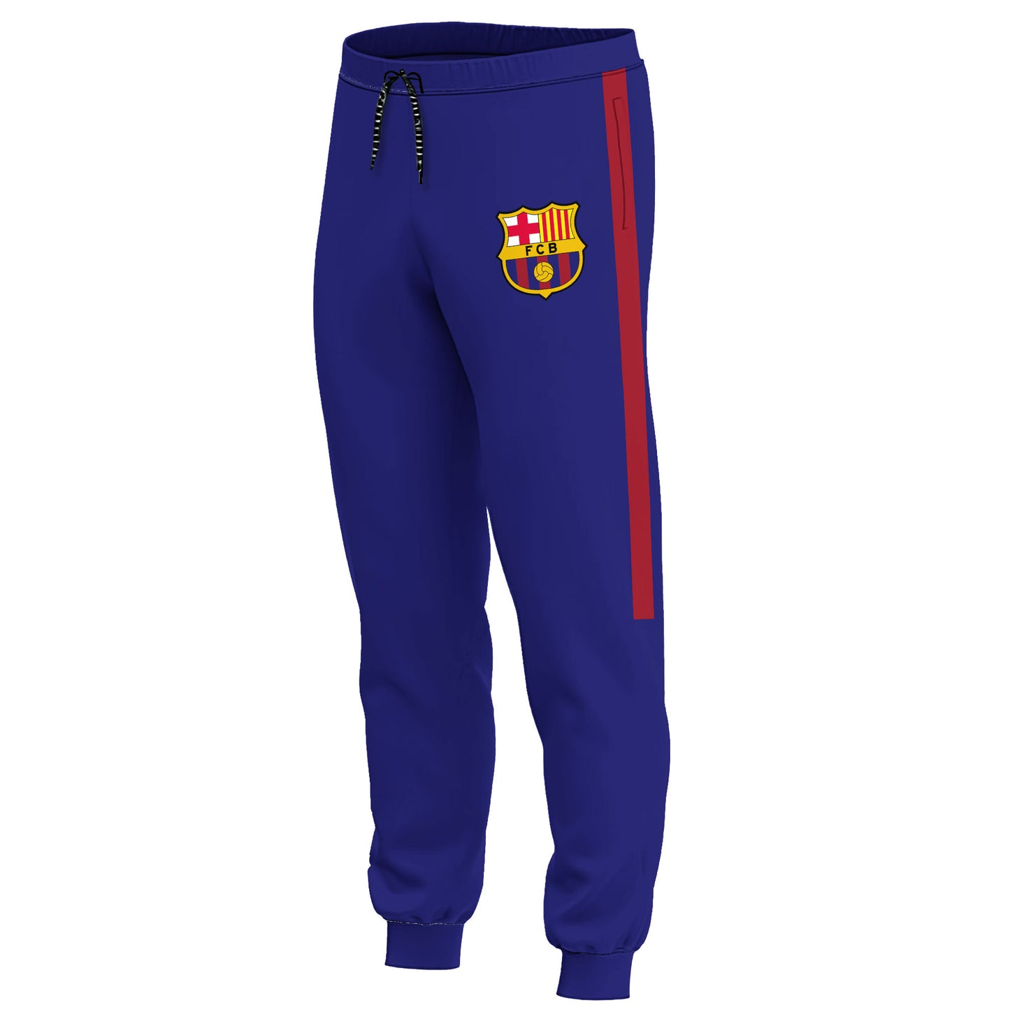 Personalized Barcelona FC Zipper Stand Collar Jacket & Sweatpants V5