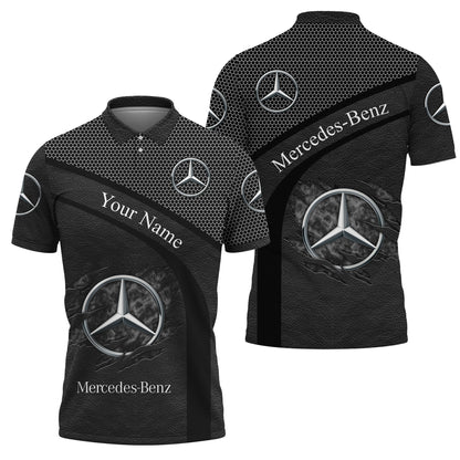 Personalized Mercedes 3D Zipper Polo, Hoodie , Short , Polo , hawaii