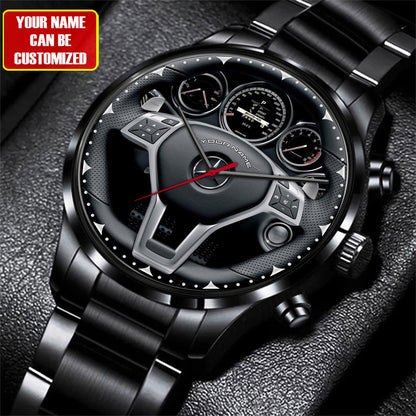 Personalized Merc Luxury Cockpit Stainless Steel Watch