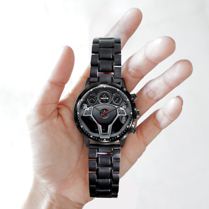 Personalized Merc Luxury Cockpit Stainless Steel Watch