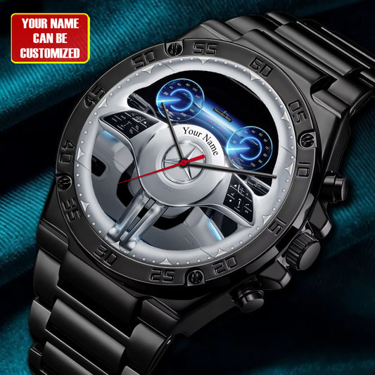 Personalized Merc Luxury Dial Steel Watch