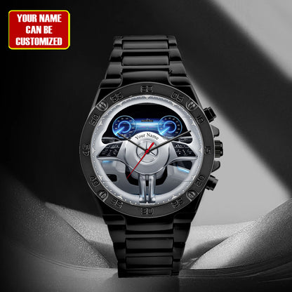 Personalized Merc Luxury Dial Steel Watch