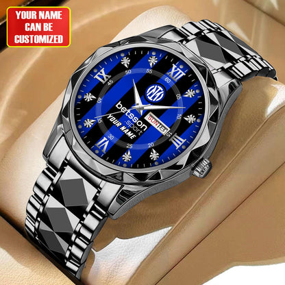 Personalized Inter Milan Uniform Alloy Charley Watch