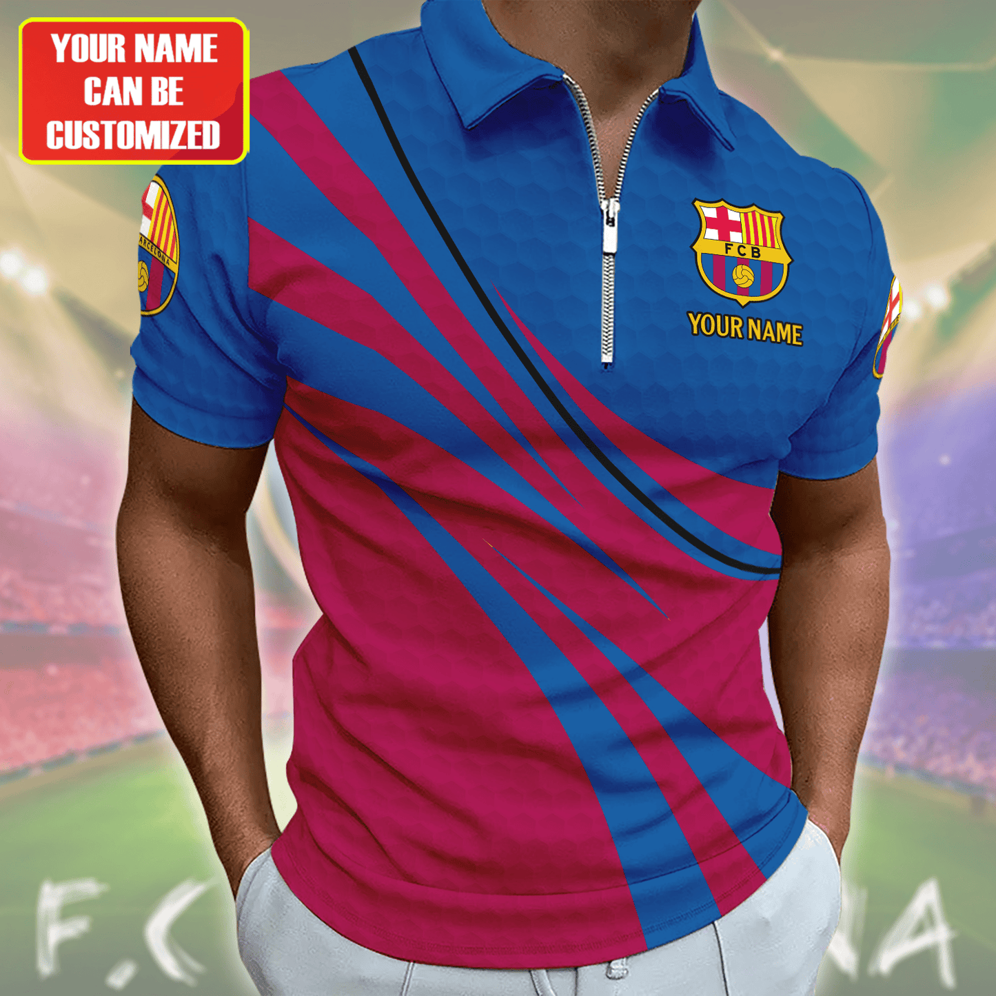 Personalized Barcelona 3D Full Printing Set , Barcelona Shirt , Hoodie , Short , Polo ,hawaii V30