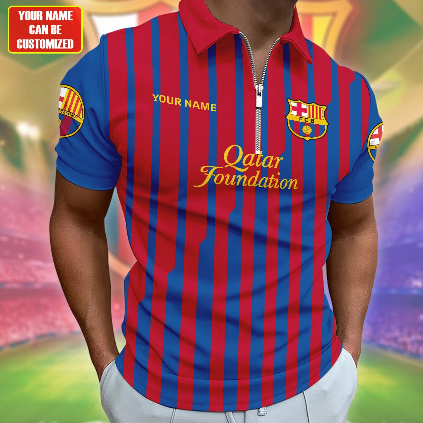 Personalized Barcelona 3D Full Printing Set , Barcelona Shirt , Hoodie , Short , Polo ,hawaii V31