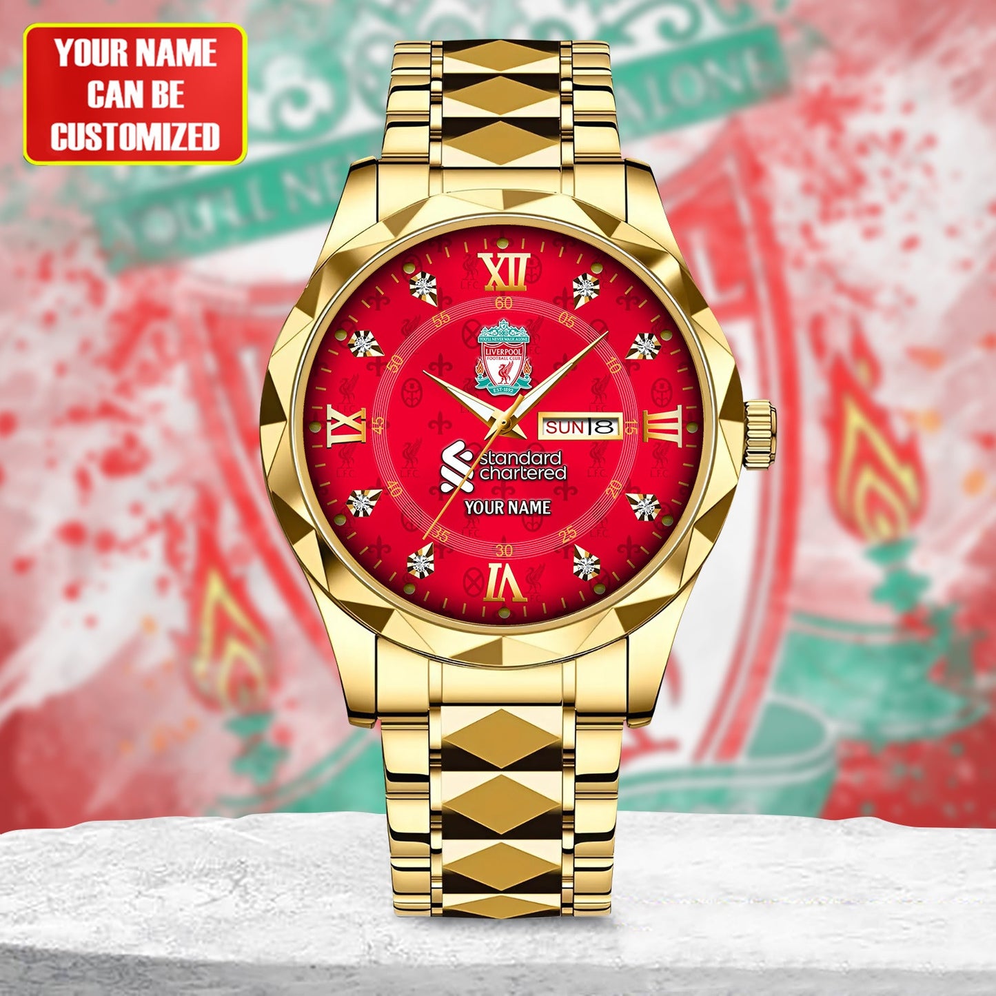 Personalized Liverpool FC Alloy Charley Watch