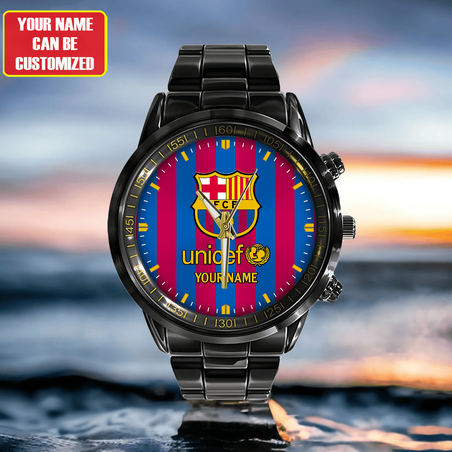 Barcelona Luxury Stainless Steel Watch