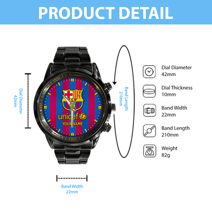 Barcelona Luxury Stainless Steel Watch