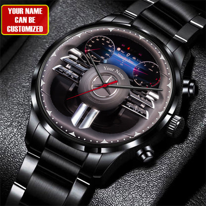 Personalized Merc Cockpit Luxury Stainless Steel Watch