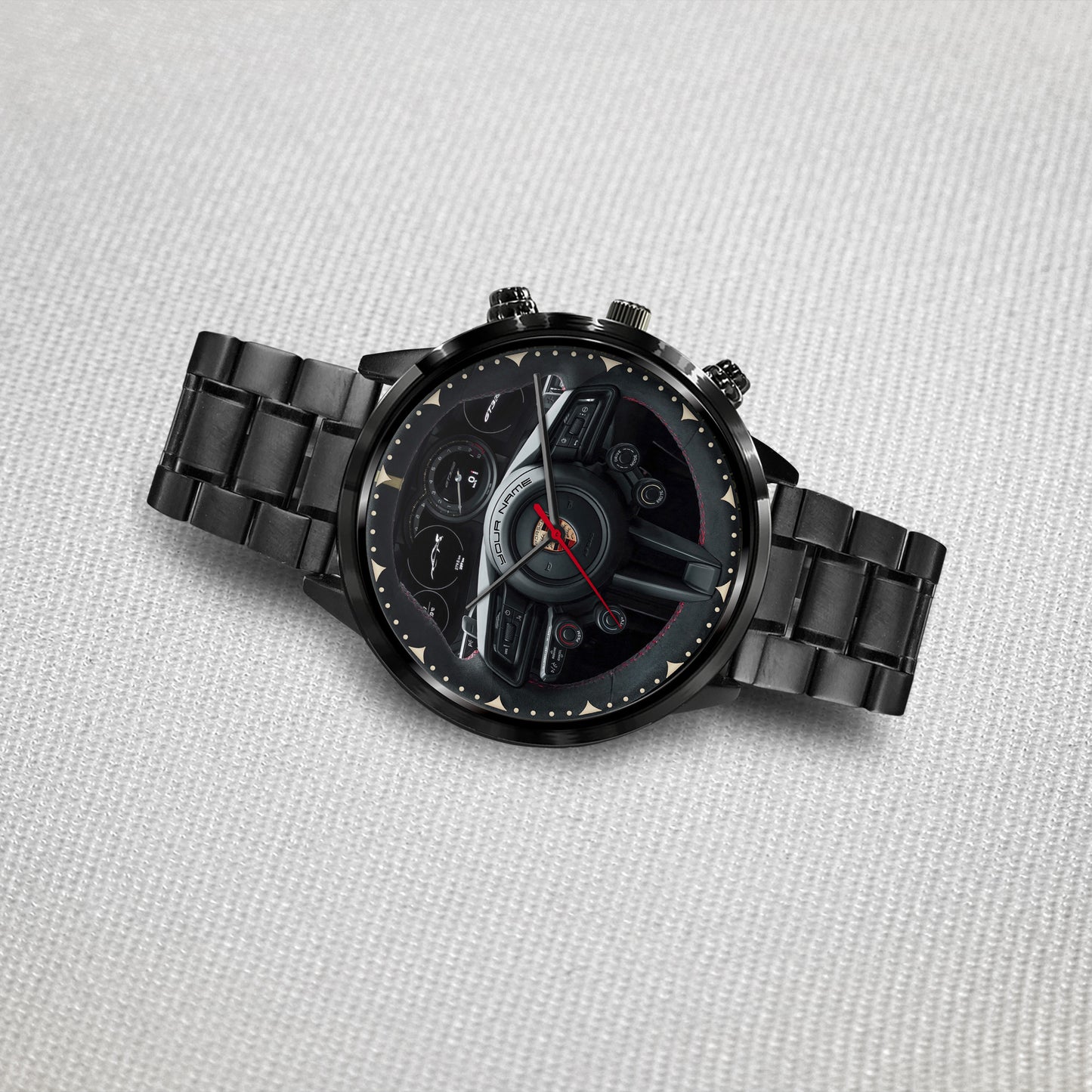 Personalized Pors Cockpit Luxury Stainless Steel Watch