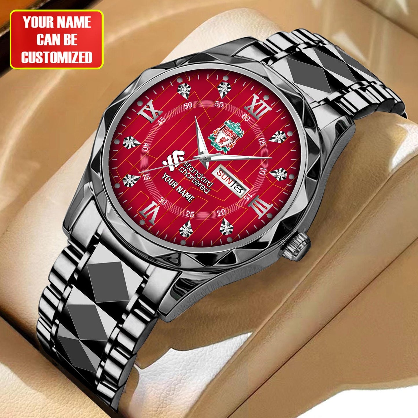 Personalized Liverpool Uniform Alloy Charley Watch V2