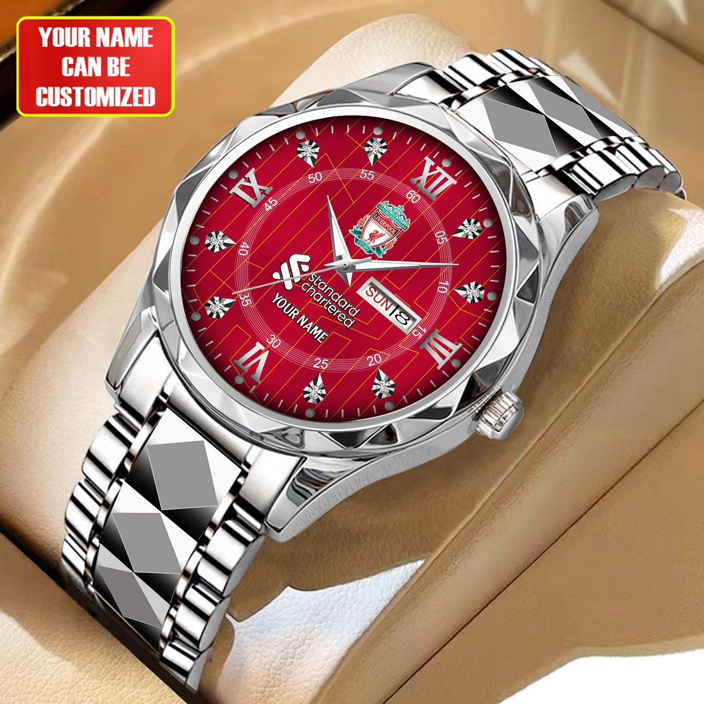 Personalized Liverpool Uniform Alloy Charley Watch V2