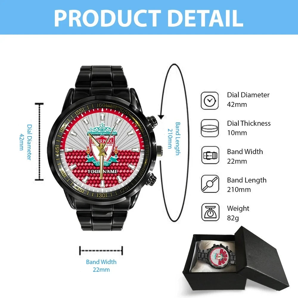 Personalized Liverpool Champion Luxury Stainless Steel Watch V5