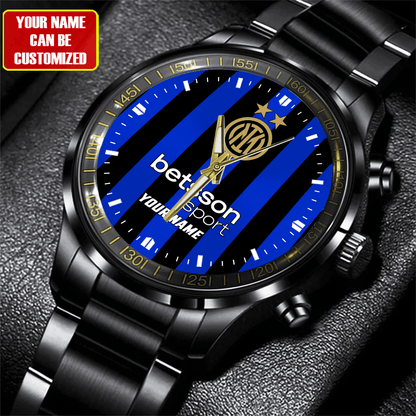 Inter Milan Luxury Stainless Steel Watch