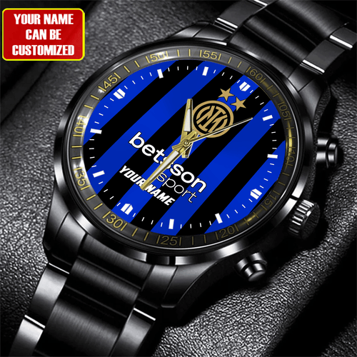 Inter Milan Luxury Stainless Steel Watch