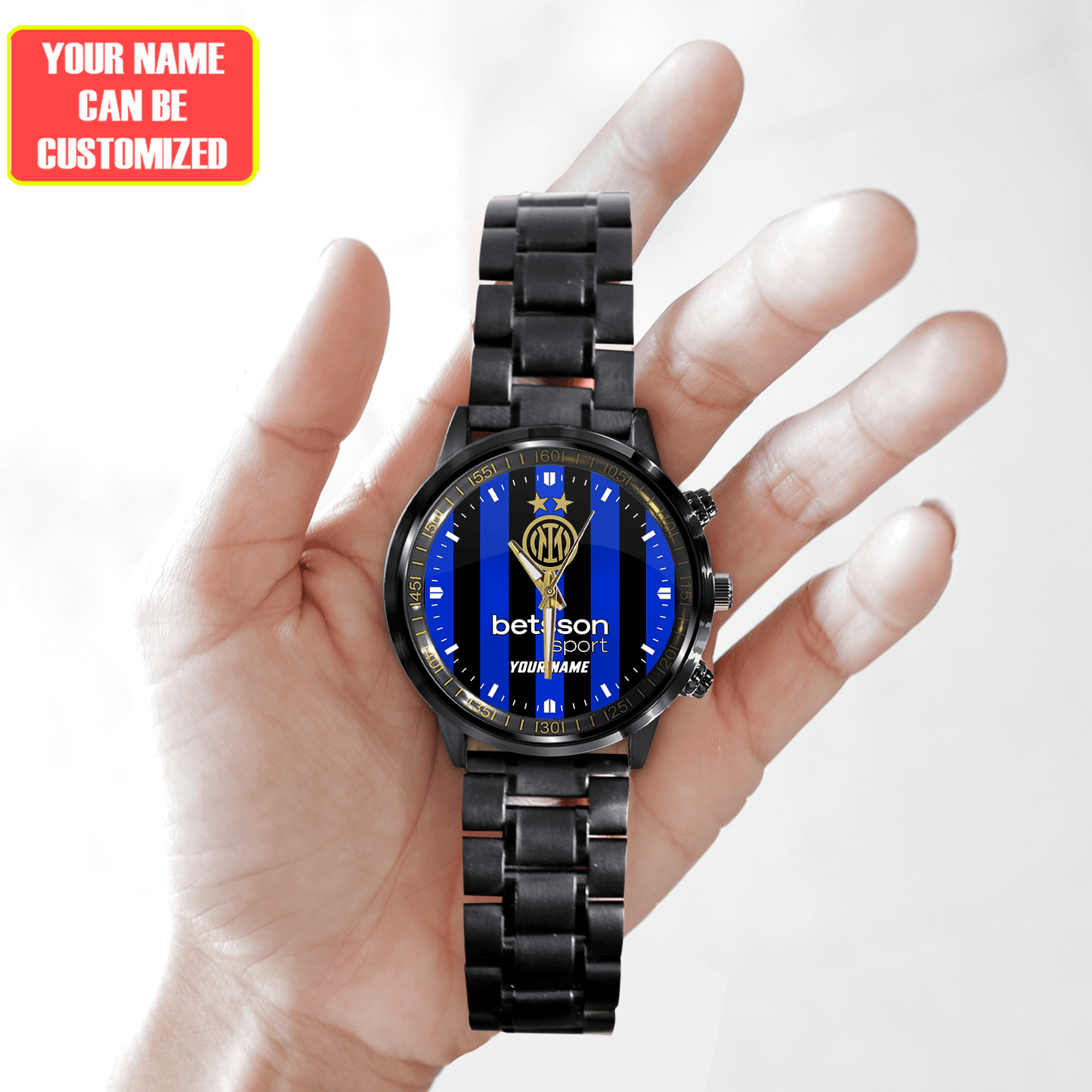 Inter Milan Luxury Stainless Steel Watch