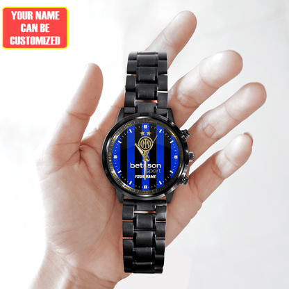 Inter Milan Luxury Stainless Steel Watch