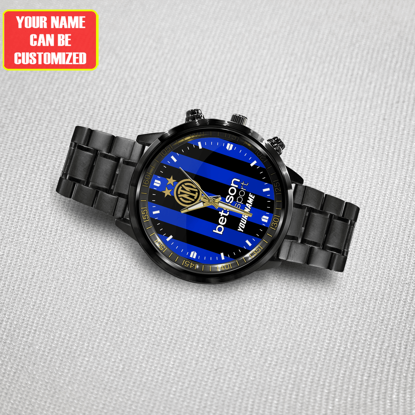 Inter Milan Luxury Stainless Steel Watch