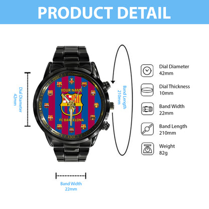 Barcelona Luxury Stainless Steel Watch V2