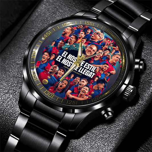 Barcelona Champions Luxury Stainless Steel Watch