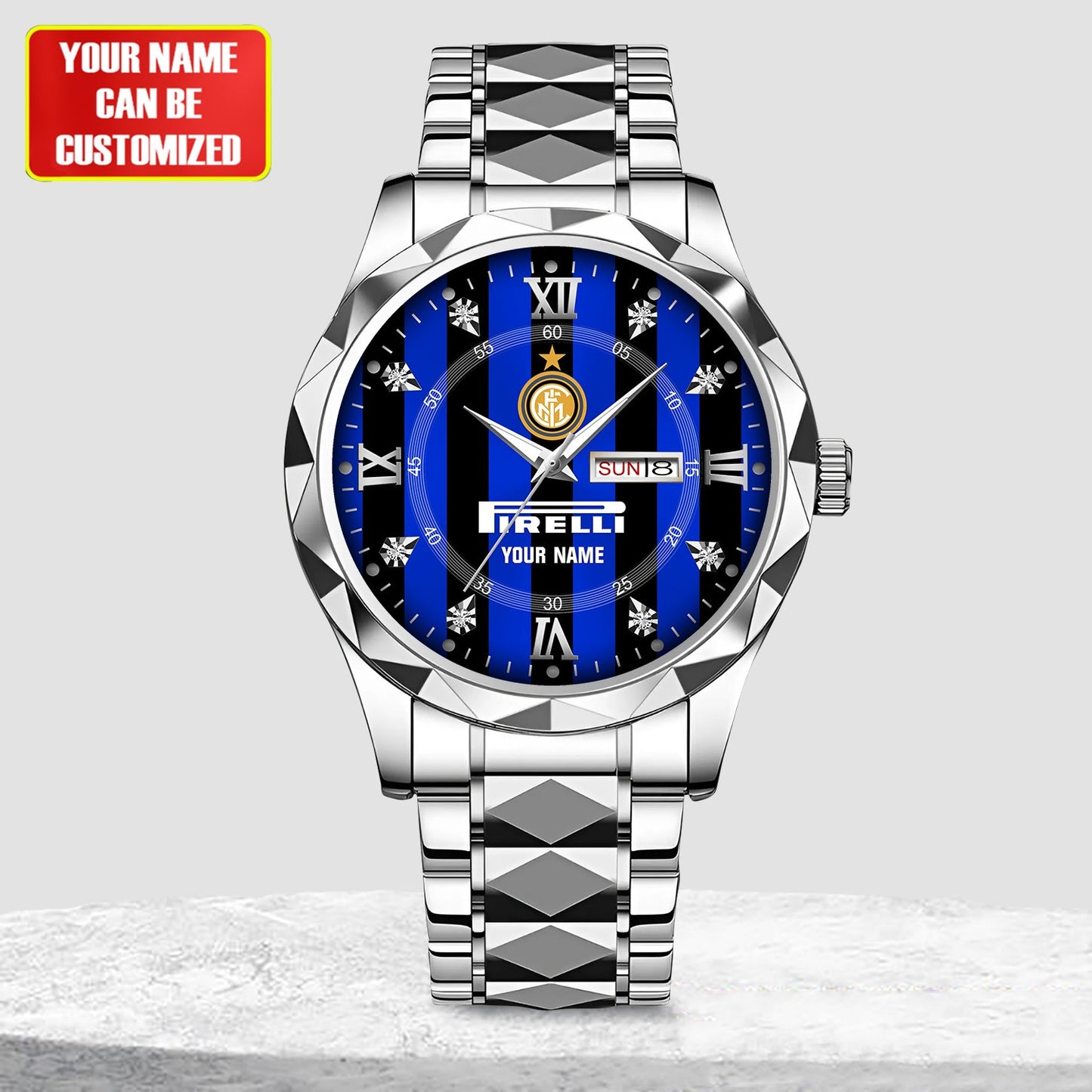 Personalized Inter Milan Luxury Alloy Charley Watch