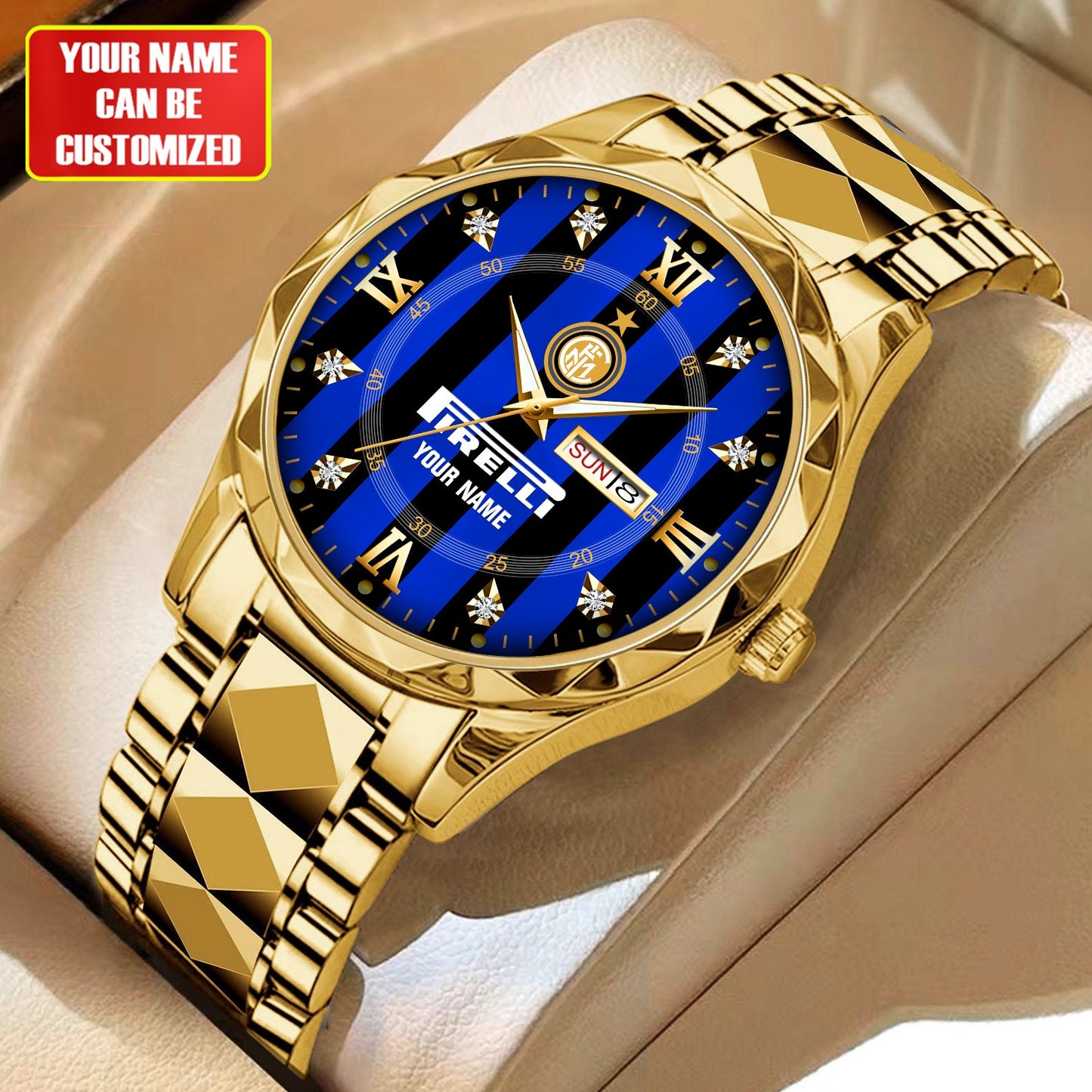 Personalized Inter Milan Luxury Alloy Charley Watch
