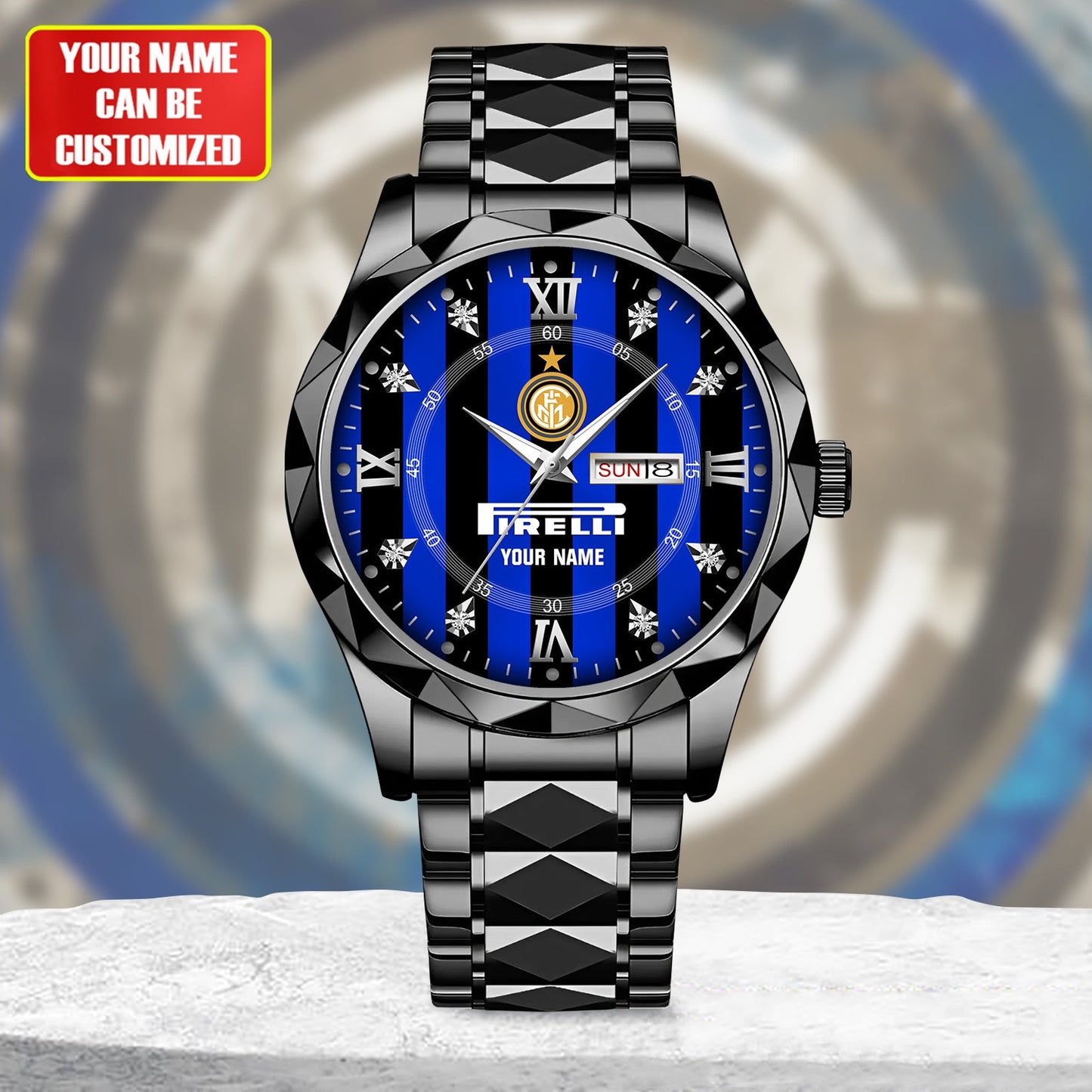 Personalized Inter Milan Luxury Alloy Charley Watch