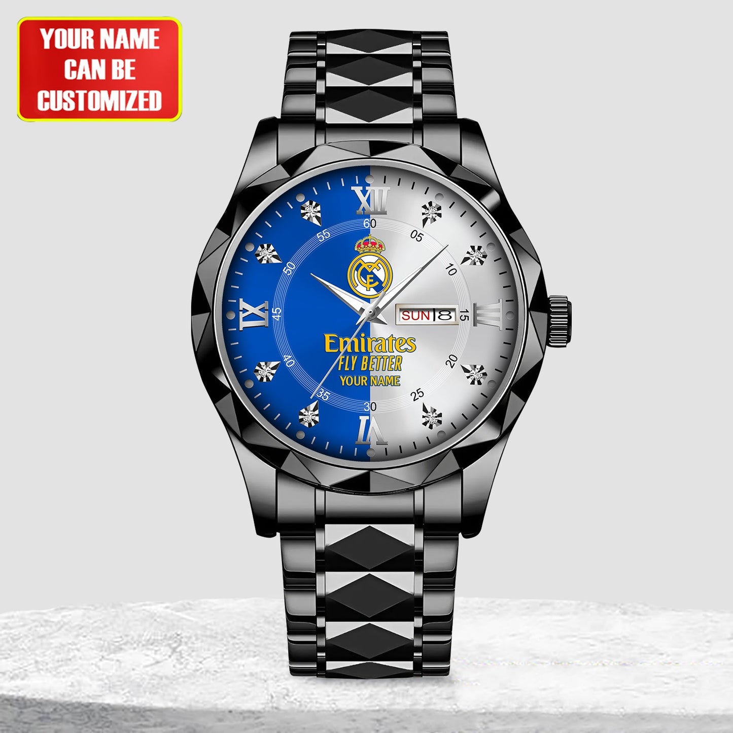 Personalized Real Madrid Luxury Alloy Charley Watch