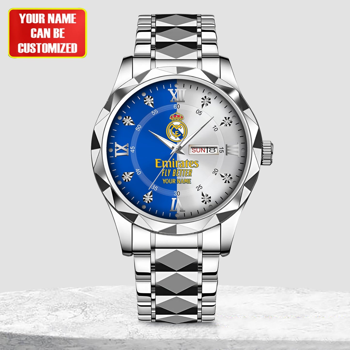 Personalized Real Madrid Luxury Alloy Charley Watch
