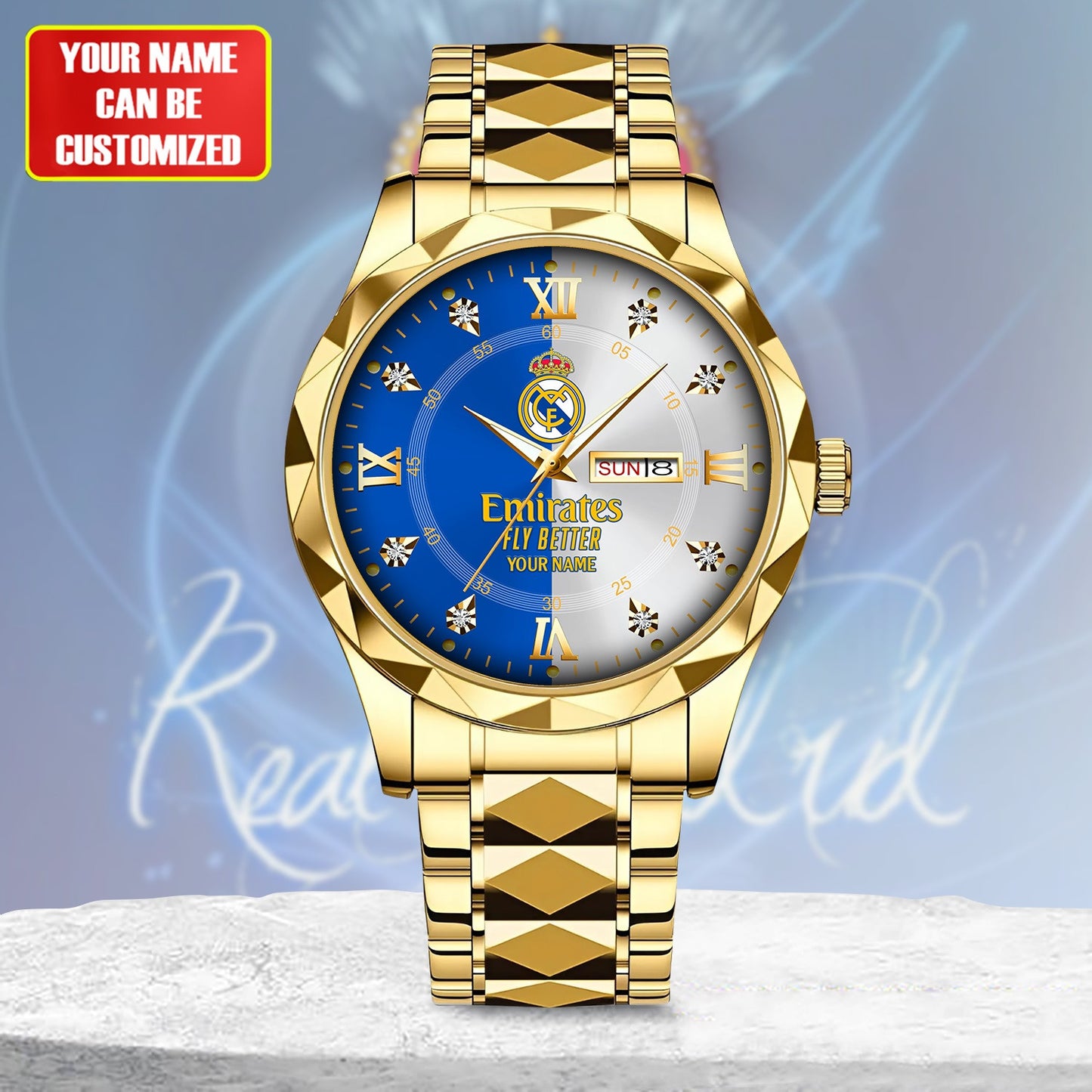 Personalized Real Madrid Luxury Alloy Charley Watch