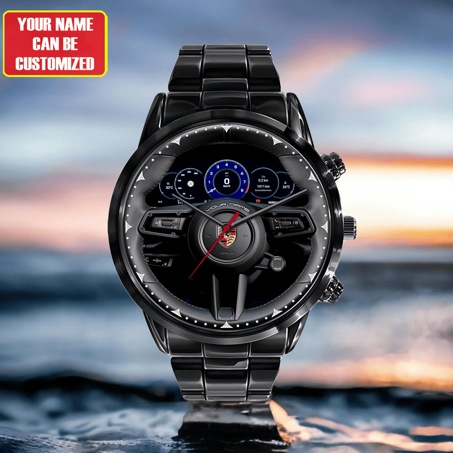 Pors Cockpit Luxury Stainless Steel Watch V3