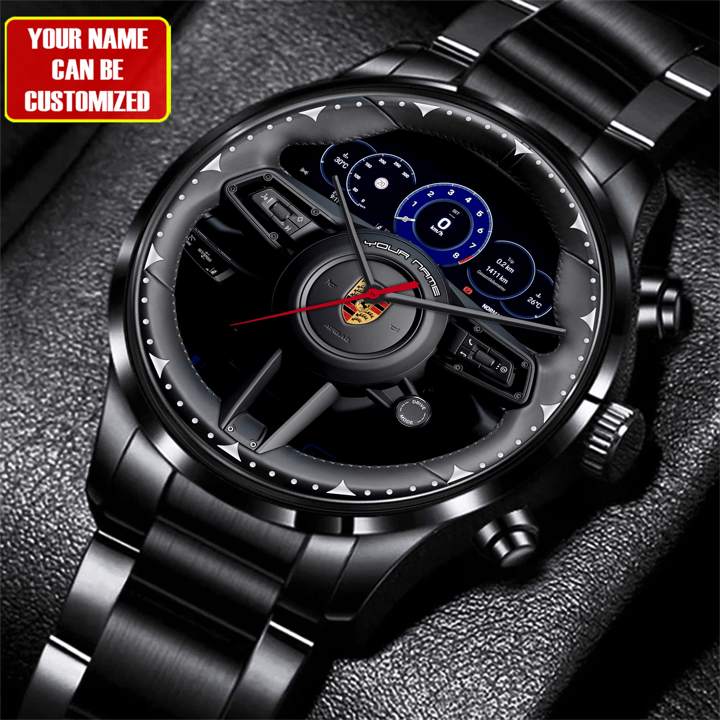 Pors Cockpit Luxury Stainless Steel Watch V3