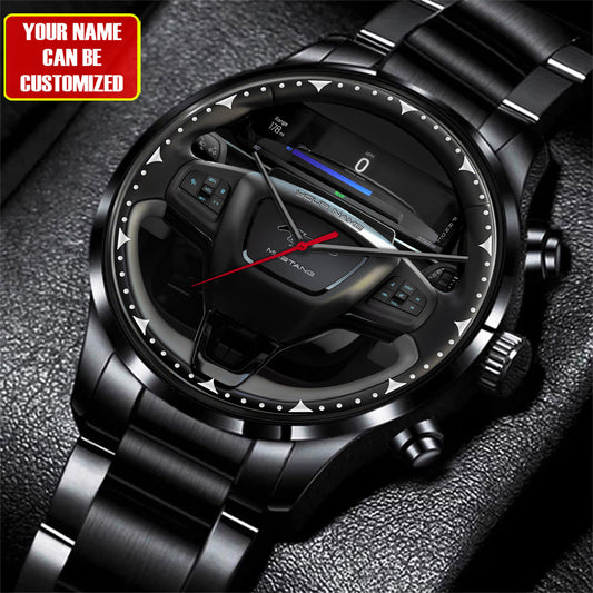 F Mustang Cockpit Luxury Dial Steel Watch
