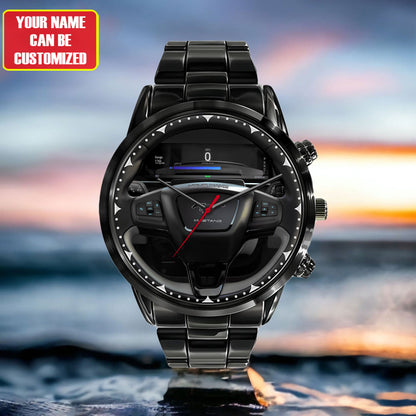 F Mustang Cockpit Luxury Dial Steel Watch