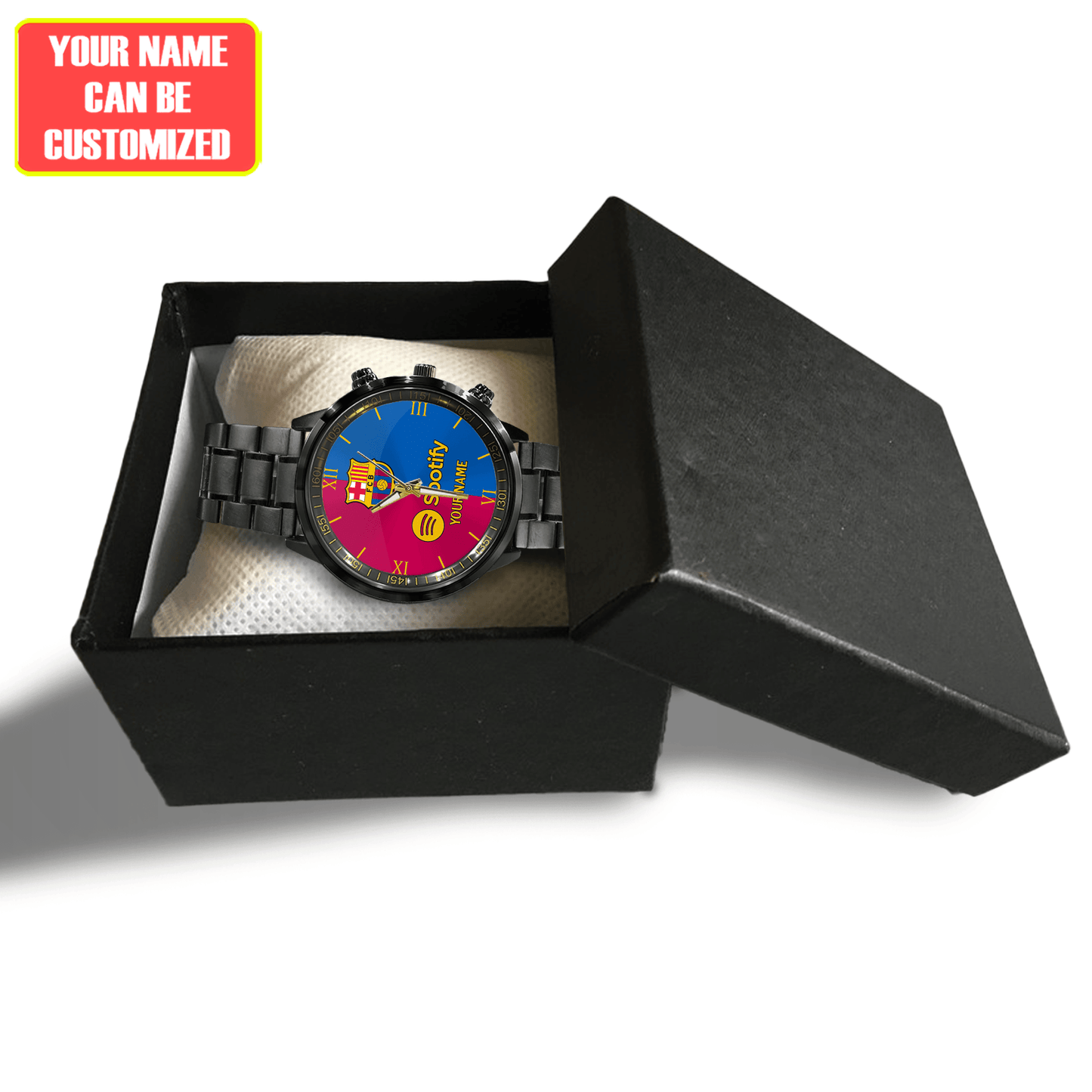 Barcelona FC Luxury Stainless Steel Watch