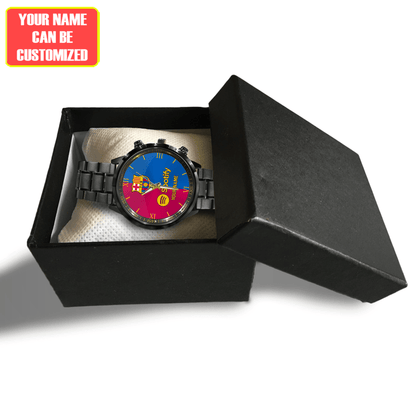 Barcelona FC Luxury Stainless Steel Watch