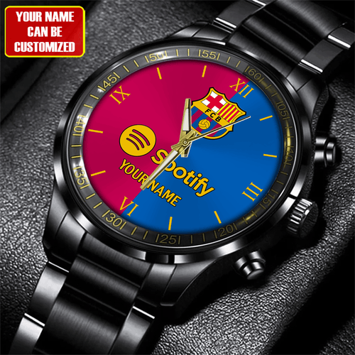 Barcelona FC Luxury Stainless Steel Watch