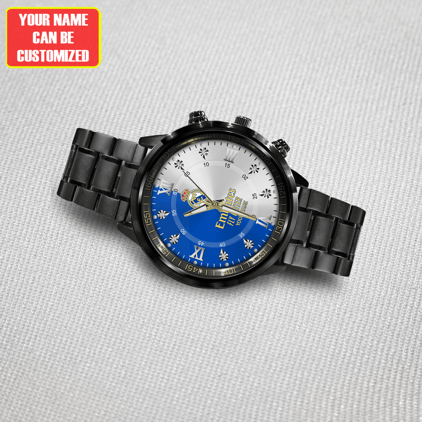 Real Madrid Luxury Stainless Steel Watch V18