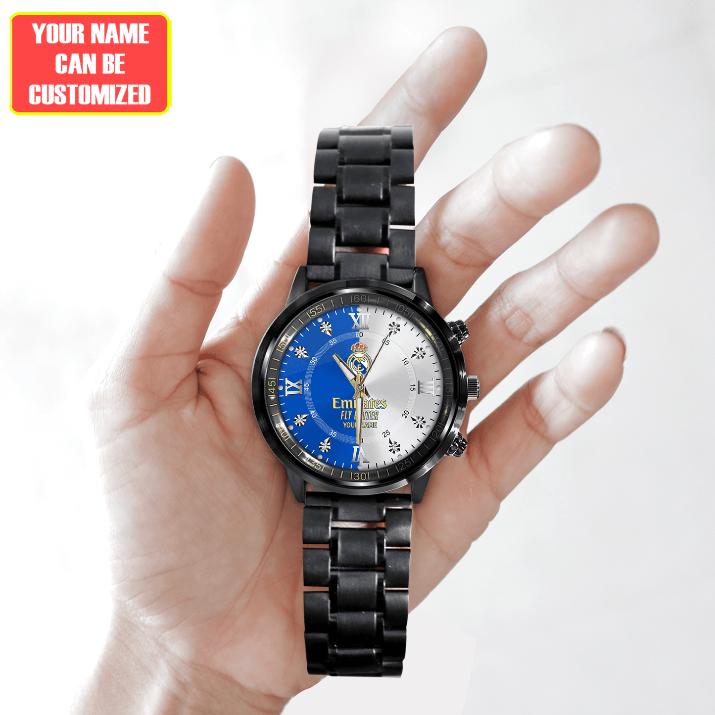 Real Madrid Luxury Stainless Steel Watch V18