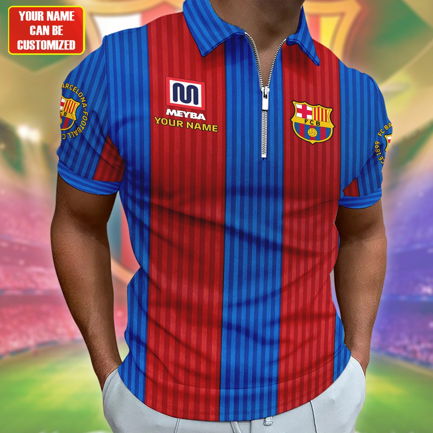 Personalized Barcelona 3D Full Printing Set , Barcelona Shirt , Hoodie , Short , Polo ,hawaii V32