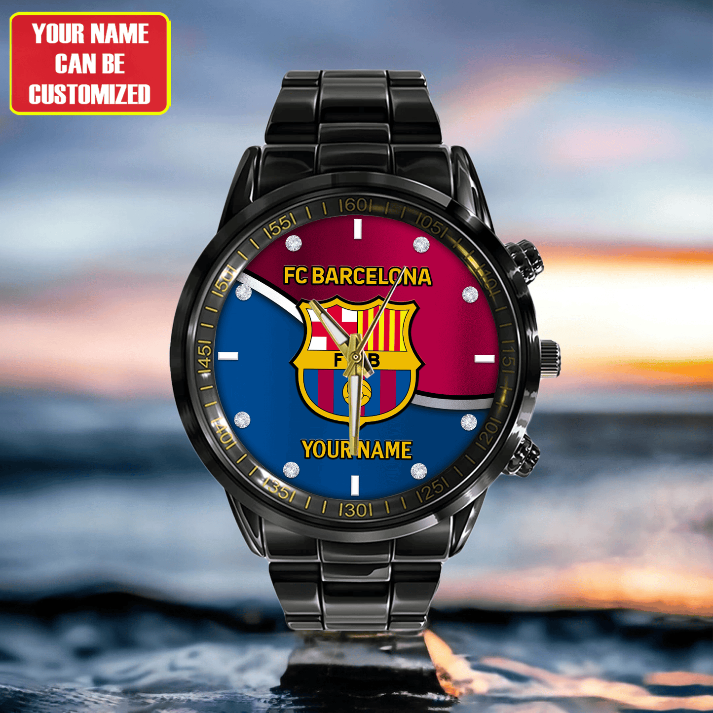 Barcelona Sport Luxury Stainless Steel Watch