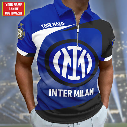 Personalized Inter Milan 3D Full Printing Set , Inter Milan Shirt , Inter Milan Set , Zipper Polo, Hoodie , Short , Polo , hawaii V3
