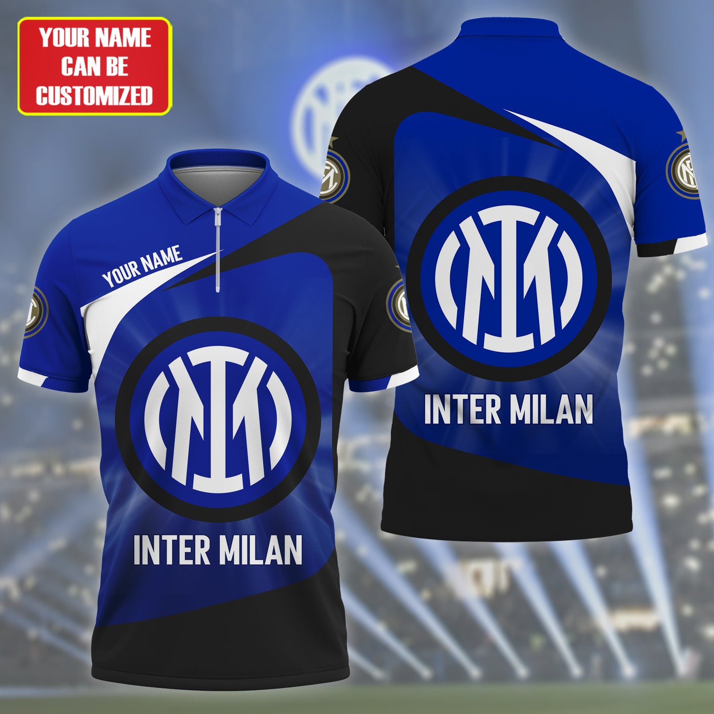 Personalized Inter Milan 3D Full Printing Set , Inter Milan Shirt , Inter Milan Set , Zipper Polo, Hoodie , Short , Polo , hawaii V3