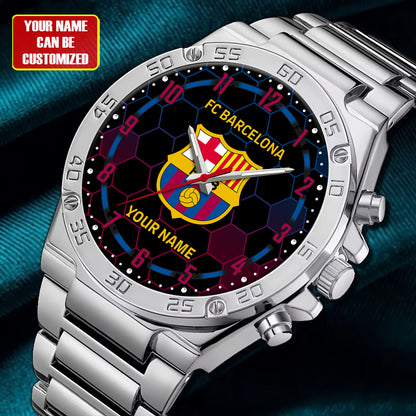 Personalized Barcelona Luxury Dial Steel Watch