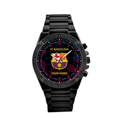 Personalized Barcelona Luxury Dial Steel Watch