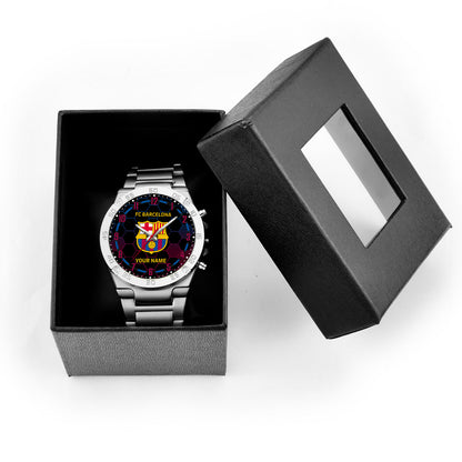 Personalized Barcelona Luxury Dial Steel Watch