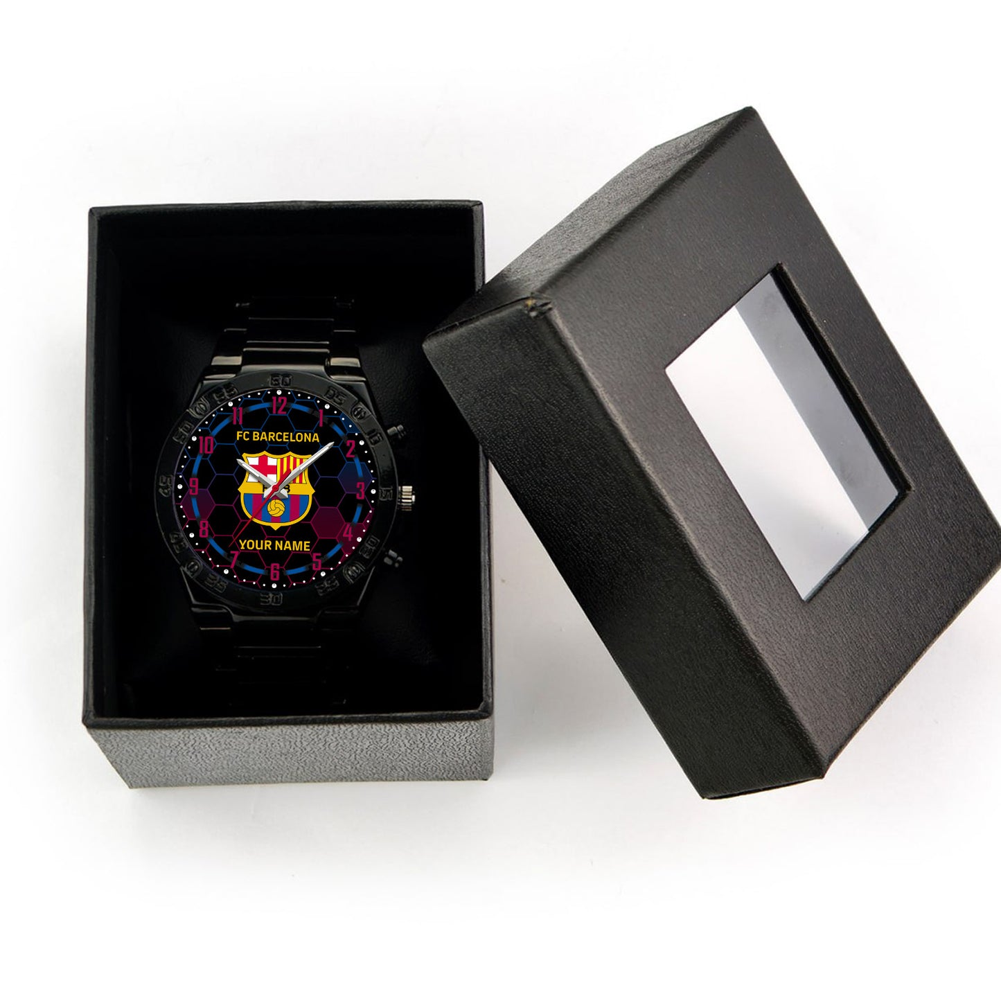 Personalized Barcelona Luxury Dial Steel Watch