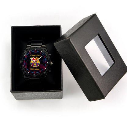 Personalized Barcelona Luxury Dial Steel Watch