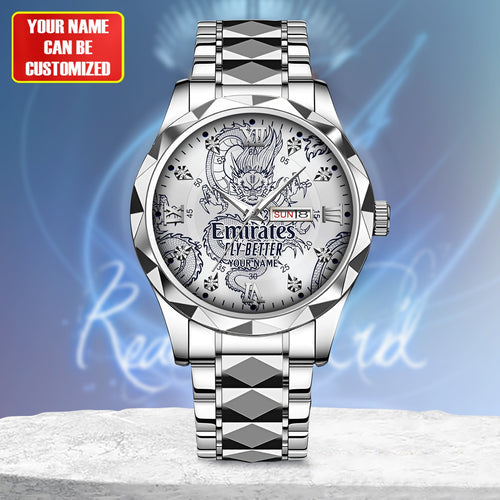 Personalized Real Madrid Dragon Luxury Alloy Charley Watch